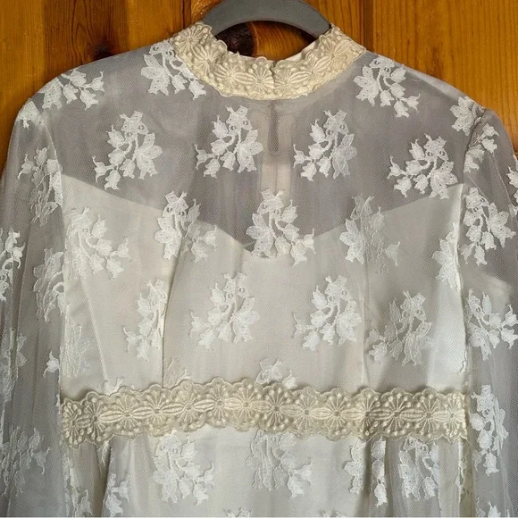 Vintage Lorrie Deb San Francisco Maxi Lace Dress - Picture 4 of 8